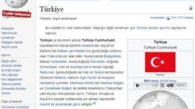 La version turcophone de l'encyclopédie en ligne fait apparaître la mention: "Nous avons disparu depuis deux ans". 