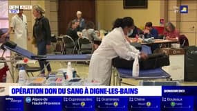 Digne-les-Bains opération don du sang à l'hôtel du département