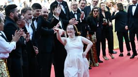 L'équipe du film : "un p'tit truc en plus" à Cannes, le 22 mai 2024.