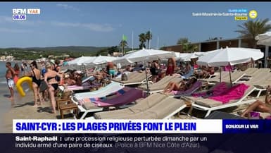 Saint-Cyr-sur-Mer: les plages privées font le plein
