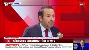 "La fin du droit du sol, c'est une proposition que nous portons pour toute la France", affirme Sébastien Chenu