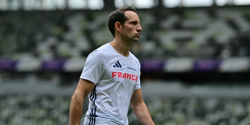 Renaud Lavillenie aux Mondiaux d'athlétisme de Tokyo, le 12/09/2025