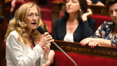 Nicole Belloubet le 3 juillet 2018 à l'Assemblée.
