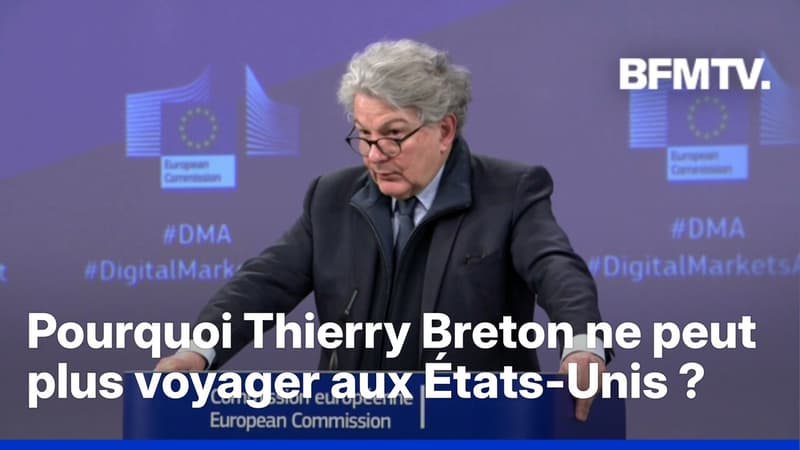 L'ancien ministre et Commissaire européen, Thierry Breton, interdit de séjour aux États-Unis