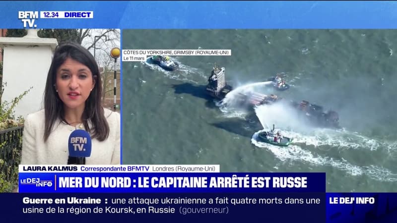 Collision en mer du Nord: le capitaine du porte-conteneurs arrêté est de nationalité russe