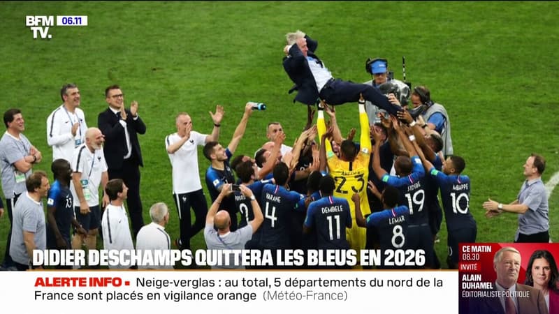 Didier Deschamps quittera les Bleus après la Coupe du monde 2026