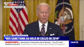 Joe Biden: "Nous retirons à la Russie les financements occidentaux, ils ne peuvent plus lever de fonds à l'Ouest"