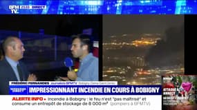 Impressionnant incendie en cours à Bobigny (2) - 09/06