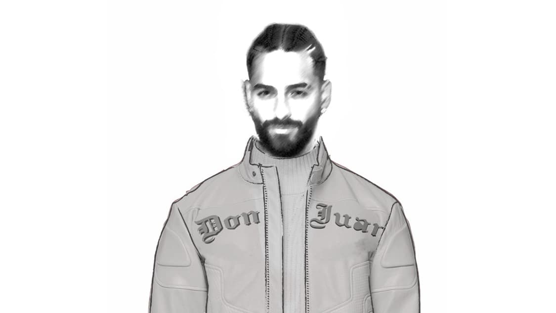 Croquis, Maluma en BOSS Croquis, Maluma en BOSS