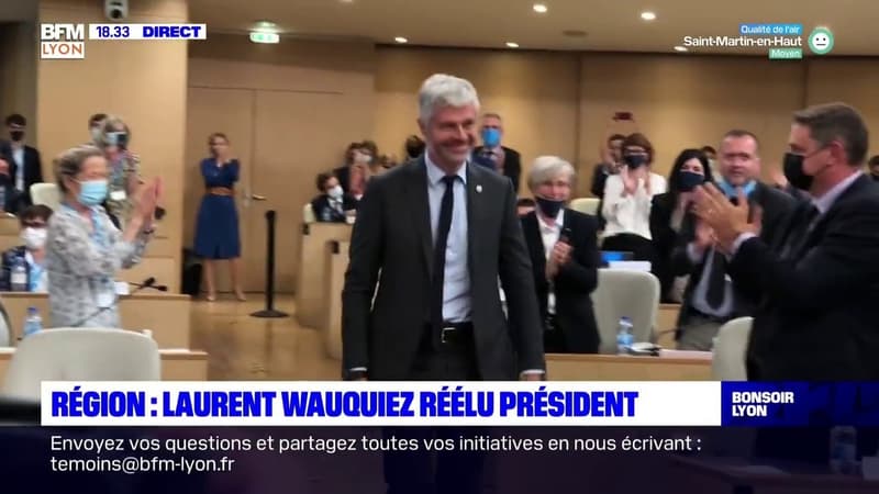 Région : Laurent Wauquiez réélu président
