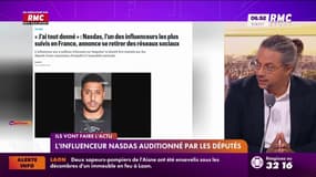 L'influenceur Nasdas auditionné par les députés