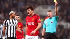 Harry Maguire lors de Newcastle-Manchester United, le 2 décembre 2023