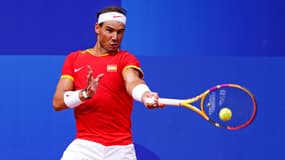 Rafael Nadal aux Jeux olympiques, le 28 juillet 2024