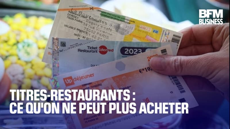 Titres-restaurants : ce qu'on ne peut plus acheter