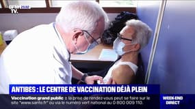 Antibes: le centre de vaccination anti-Covid déjà plein