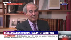 Robert Badinter: "Je voterai pour Emmanuel Macron sans hésiter une seconde"