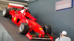 L'une des voitures conduites par Michael Schumacher en 1998