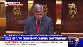 Charles de Courson (LIOT) à Élisabeth Borne: "Vous avez clairement détourné l'esprit de la Constitution"