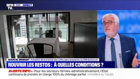 Marcel Benezet (GNI-Synhorcat) espère que les restaurants pourront "rouvrir tous en même temps"