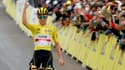 Le Slovène Tadej Pogacar vainqueur de la 18e étape du Tour de France entre Pau et Luz Ardiden, le 15 juillet 2021