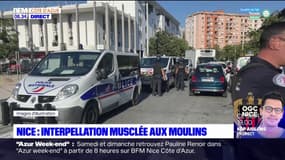 Nice: un policier blessé lors d'une interpellation musclée dans le quartier des Moulins