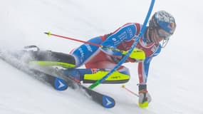 Clément Noël, ici le 17 novembre 2024, a remporté à Levi le premier slalom de l'hiver.