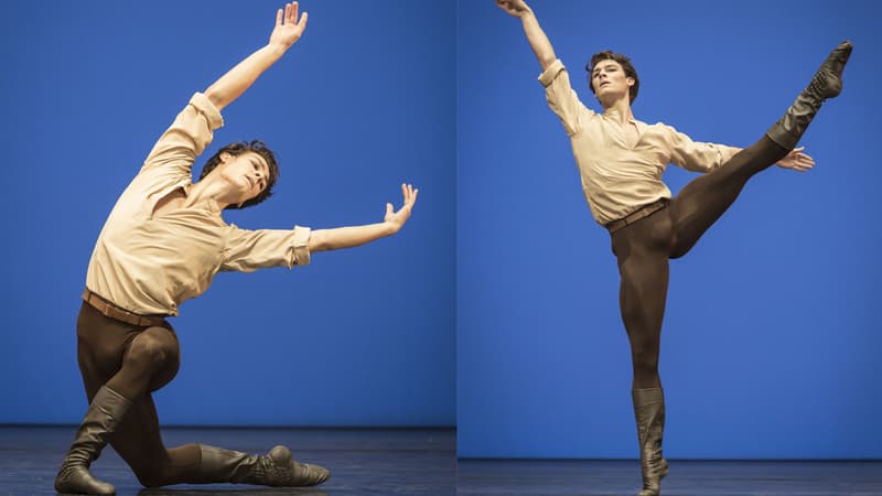 Hugo Marchand, promu premier danseur au concours interne du ballet de Paris, le vendredi 6 novembre, à l'Opéra de Paris.