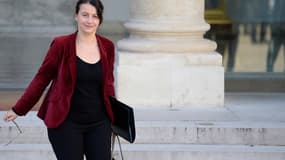 Cécile Duflot le 23 octobre 2013 à la sortie du Conseil des ministres.
