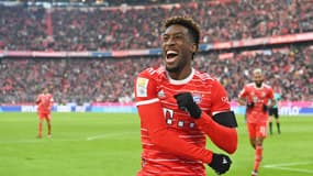 Le large sourire de Kingsley Coman, buteur avec le Bayern, 11 février 2023