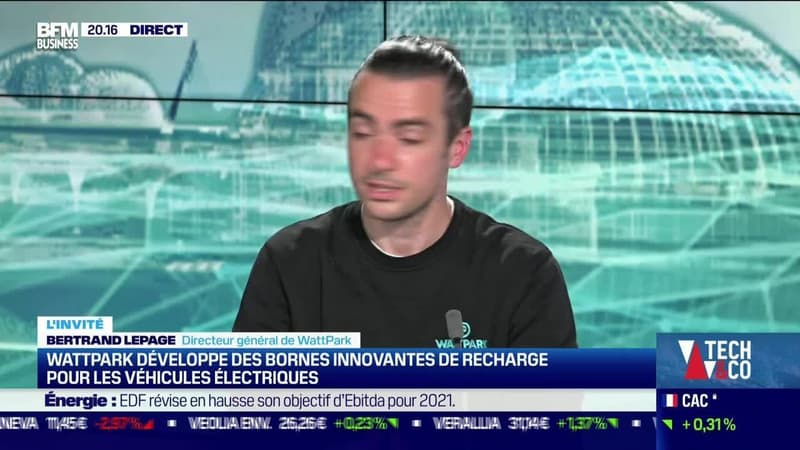 Bertrand Lepage (WattPark) : WattPark développe des bornes innovantes de recharge pour les véhicules électriques - 07/07