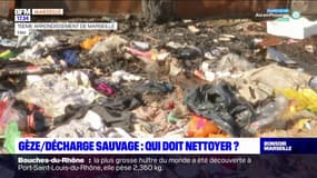 Les déchets s'accumulent dans une décharge sauvage à Marseille