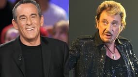 Thierry Ardisson et Johnny Hallyday