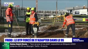 Froid: le BTP forcé de s'adapter dans le Val-d'Oise