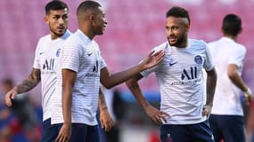Neymar et Mbappé 