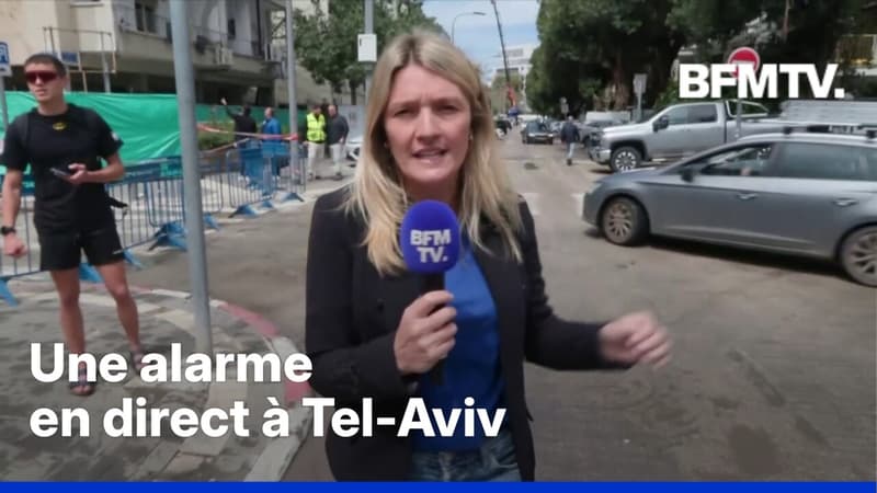 Guerre au Moyen-Orient: au coeur d'une nouvelle alerte à Tel-Aviv, Israël