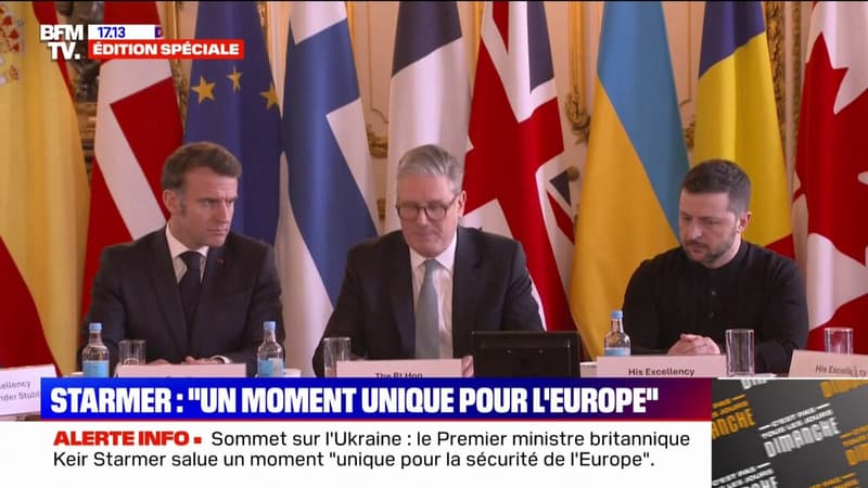 Sommet sur l'Ukraine: Keir Starmer souligne 