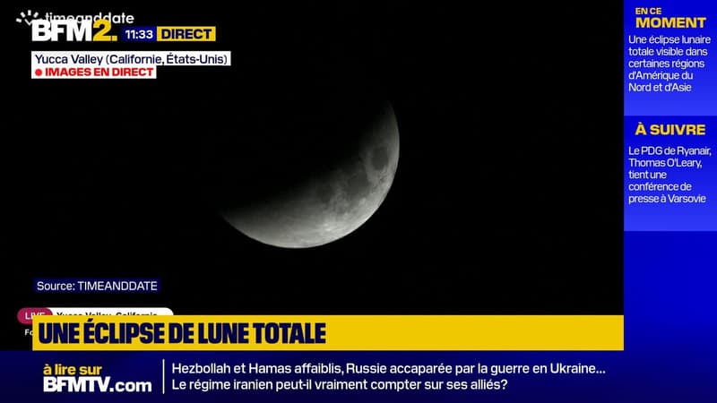 Une éclipse de Lune totale visible dans une partie du monde