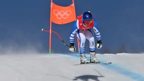 Alexis Pinturault à l'entraînement des JO de Pékin, le 3 février 2022