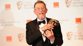 John Hurt aux Baftas à Londres en 2012