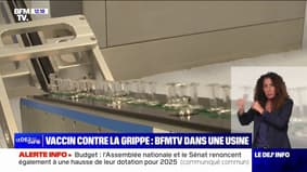 BFMTV au cœur d'une usine de fabrication de vaccins contre la grippe 