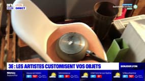 Lyon: des artistes customisent vos objets