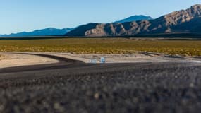 La piste du futur plus grand circuit du monde, en plein coeur du Nevada.