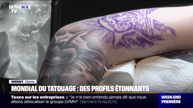 Mondial du tatouage à Paris: un phénomène en plein essor avec des profils étonnants