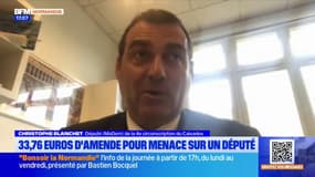 Calvados: 33,76 euros d'amende pour des menaces contre un député
