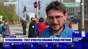 La ville de Strasbourg va expérimenter le feu orange pour piétons