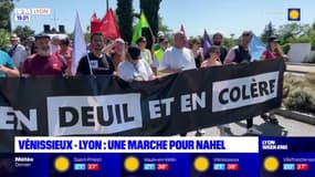 Vénissieux: près d'un millier de personnes ont défilé pour la "marche citoyenne" en hommage à Nahel