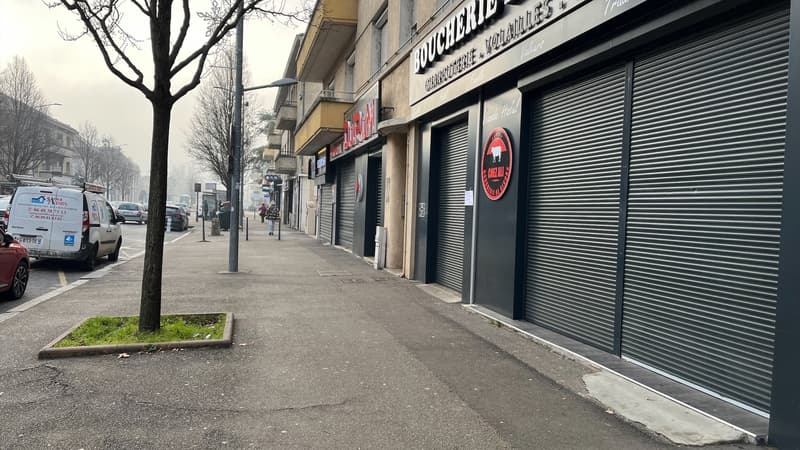 La rue Jean Ligonnet, à Givors, où à eu lieu la fusillade.