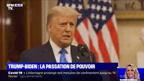 Ce qu'il faut retenir des discours de Trump et Biden avant la passation de pouvoir