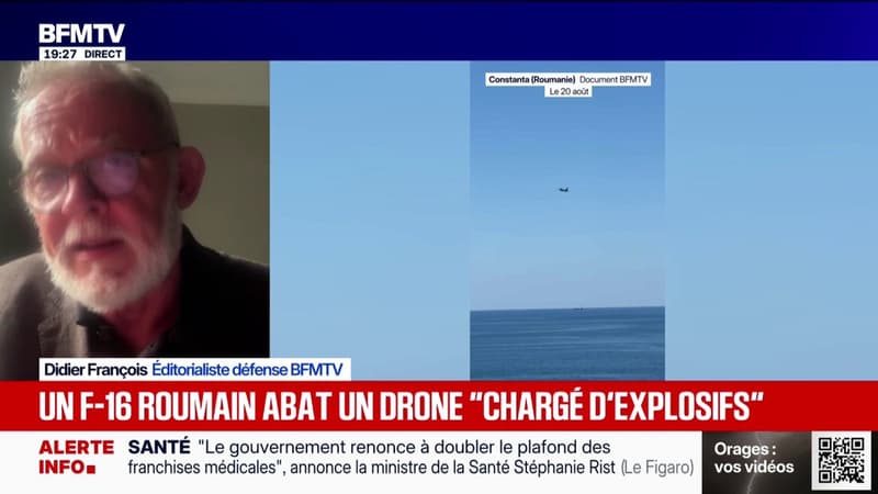 La Roumanie annonce qu'un F-16 a abattu un drone maritime près du plus important projet d'extraction gazière en mer de l'UE