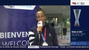 "Bien sûr que le hand reste le premier sport collectif français!", lance Béatrice Edwige, pivot des Bleus championnes d'Europe  